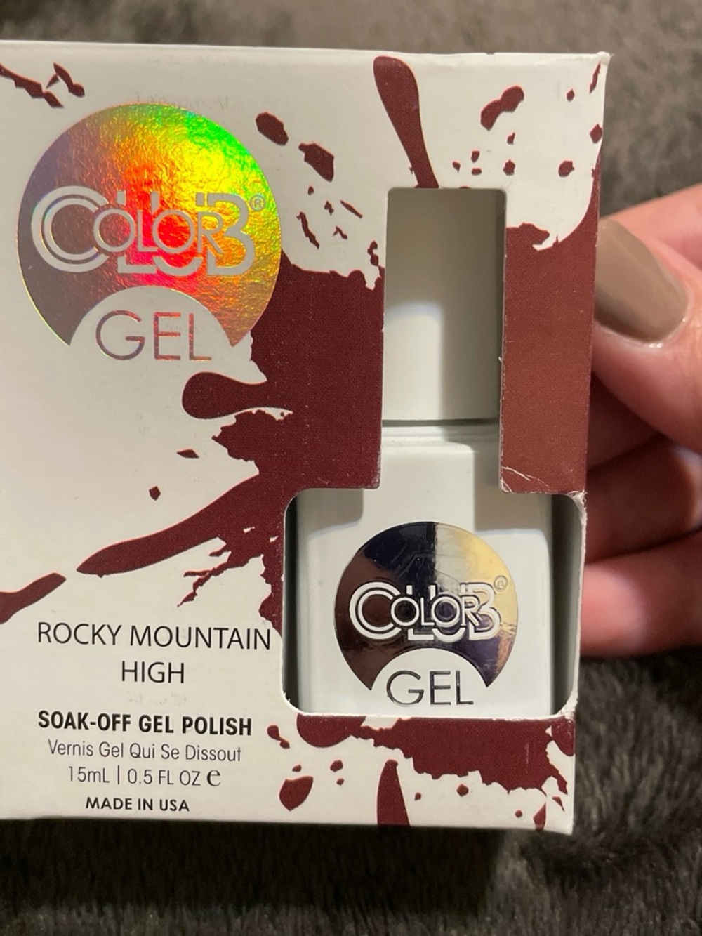 Gel Rocky Mountain High Soak-Off Gel Polish - Brown